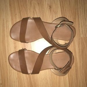 Franco Sarto Brown gladiator sandals 7.5
